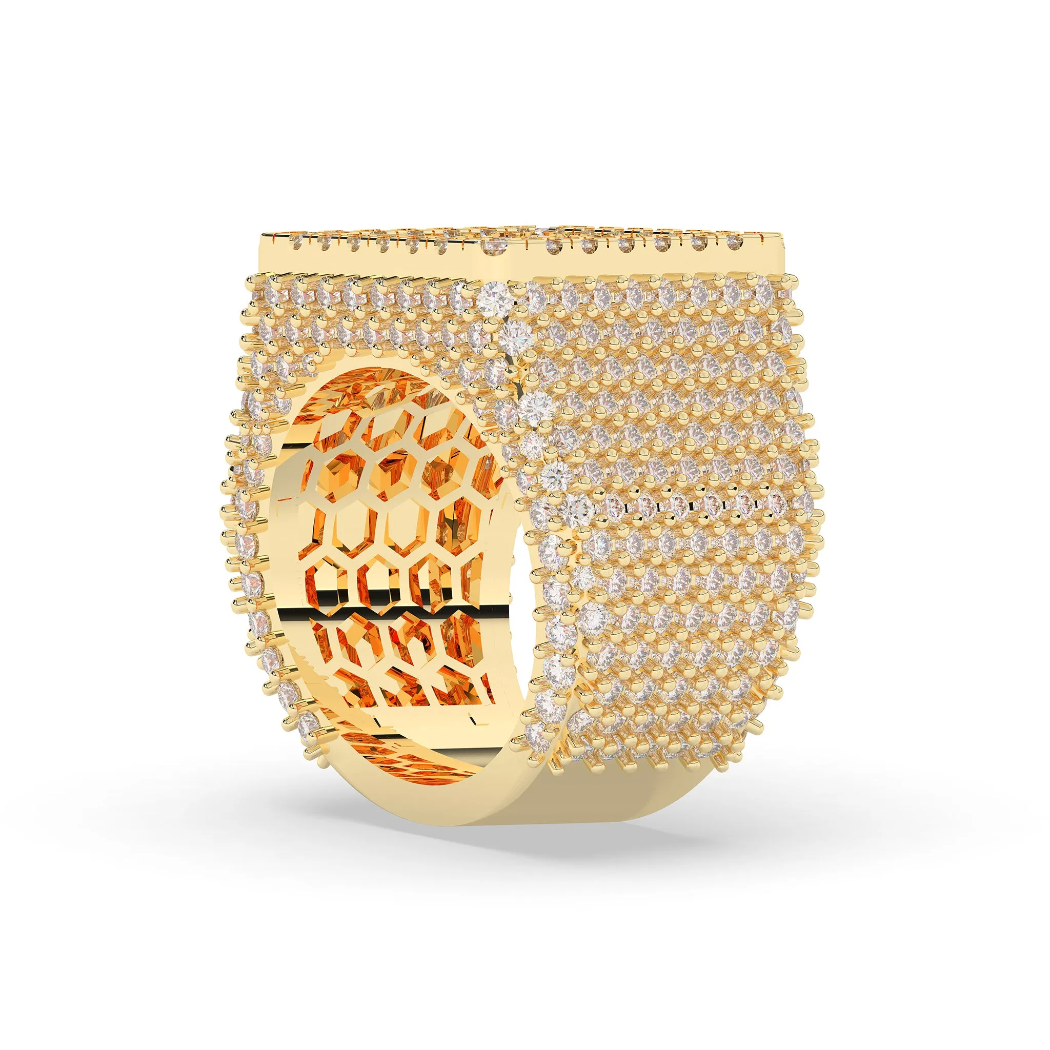 Square Shaped Princess Cut Ring