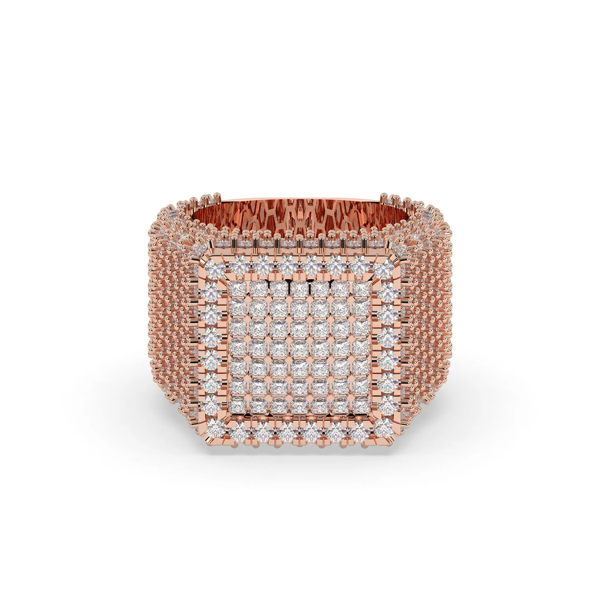 Square Shaped Princess Cut Ring