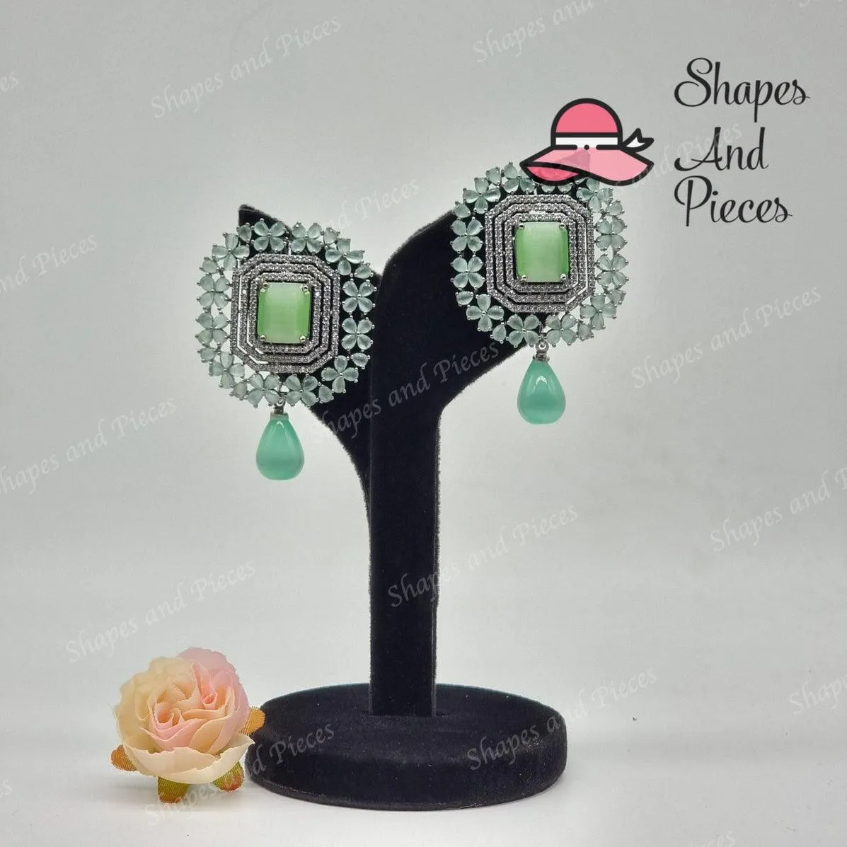Square Stud Earrings