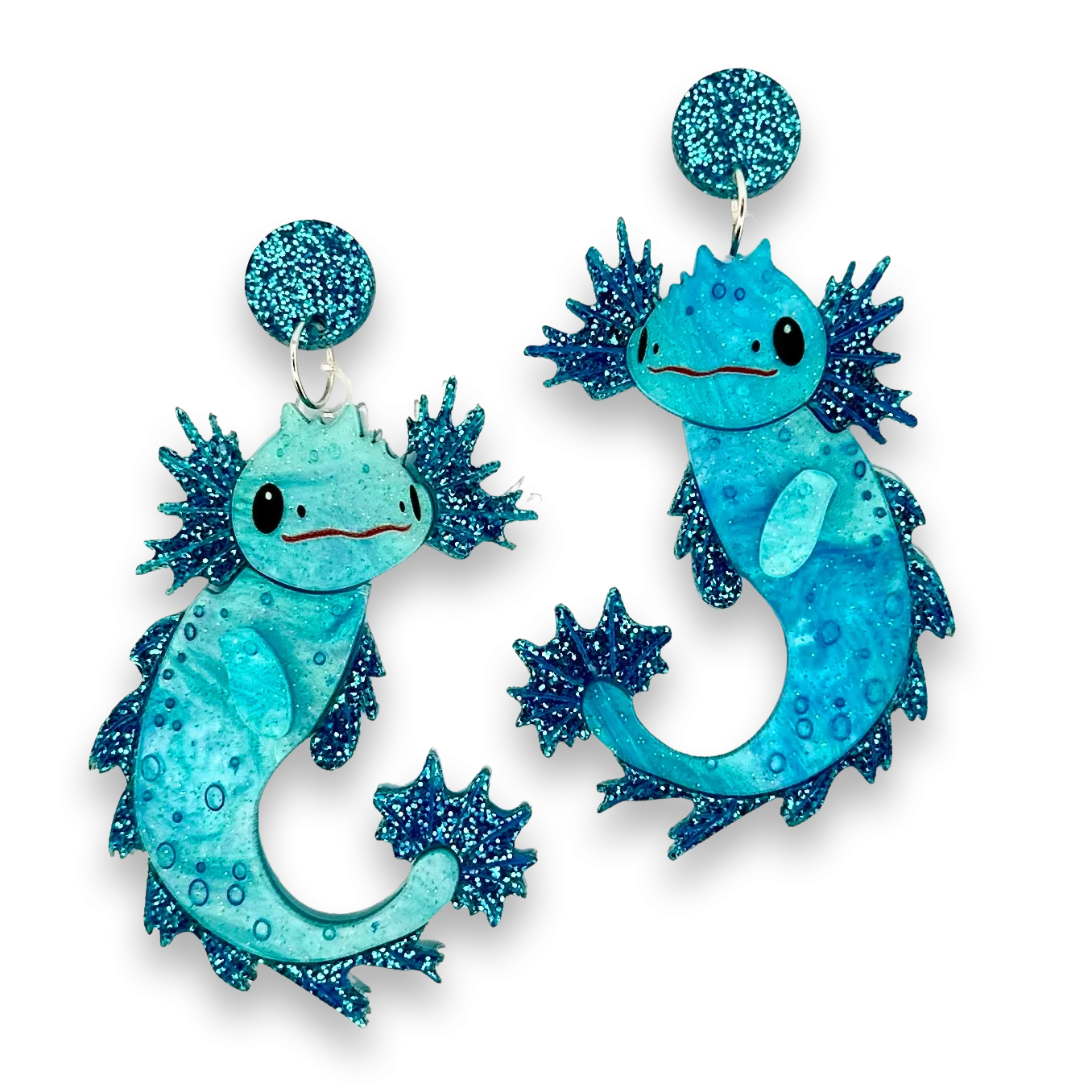 Squish Axolotl - earrings - Set of 2