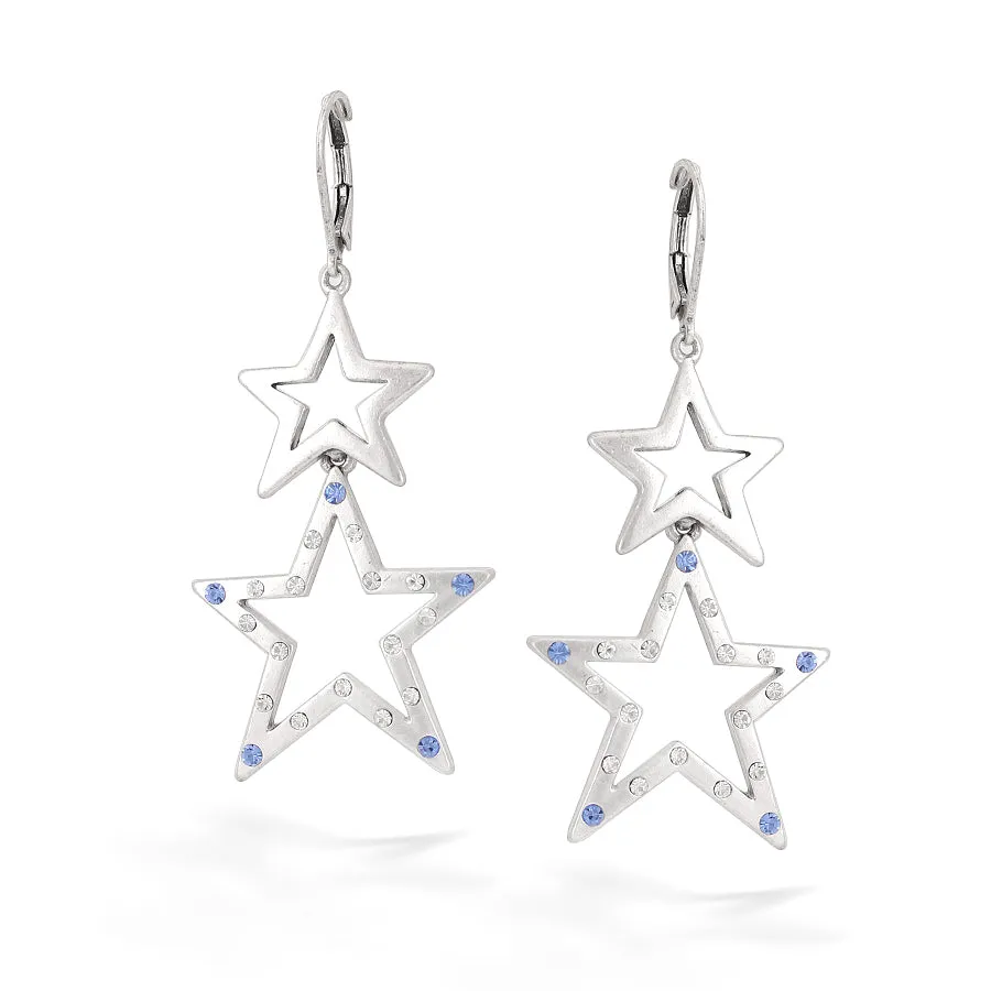 STAR EARRINGS #193WH3201 (2B3)