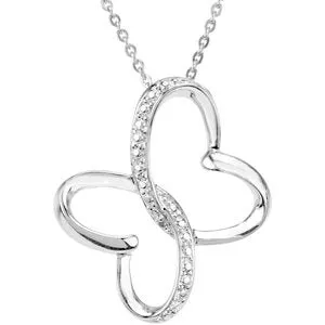 Sterling Silver Wings of Comfort™ 18" Necklace
