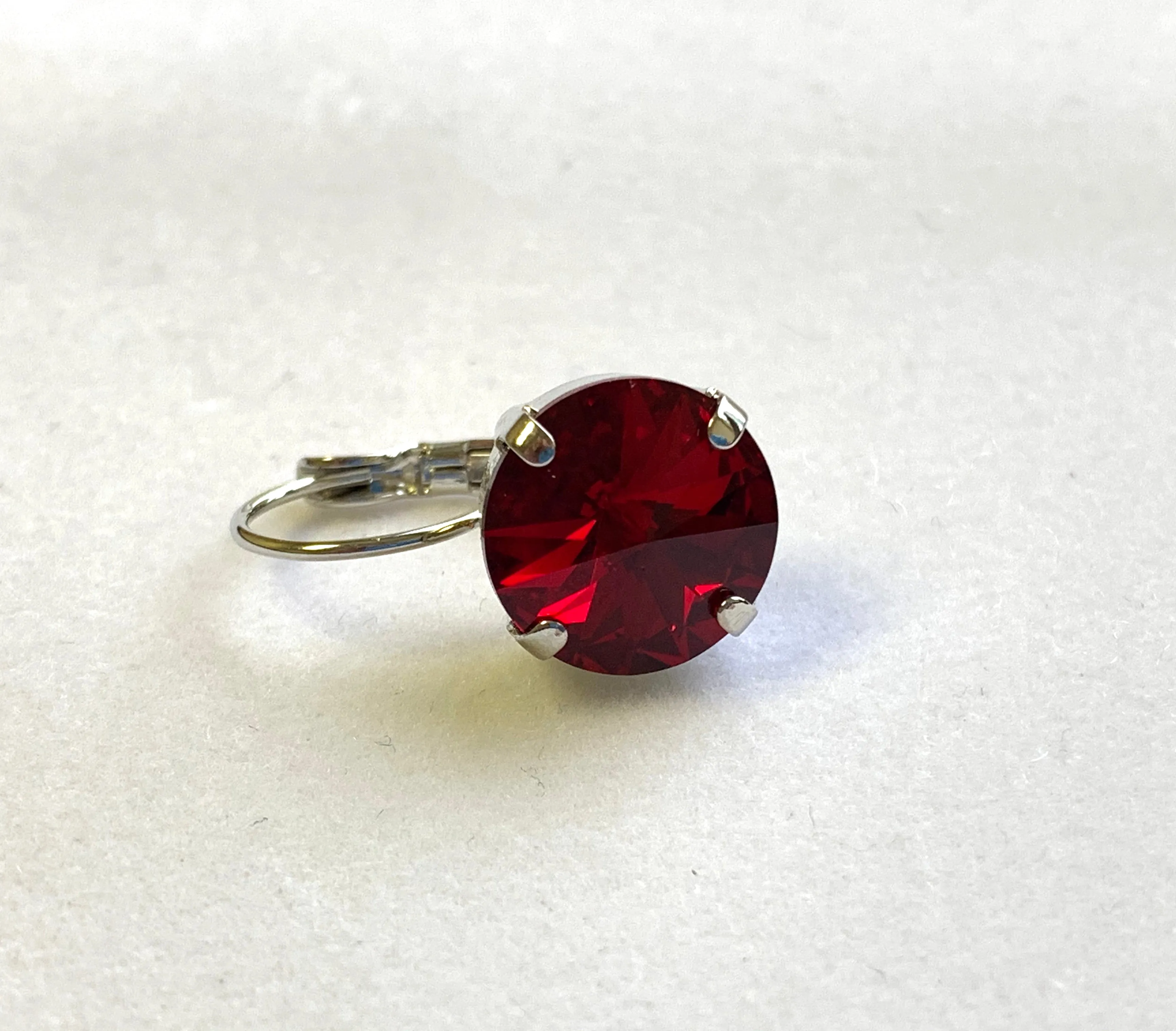 Swarovski Crystal Rivoli Prong Setting Leverbacks