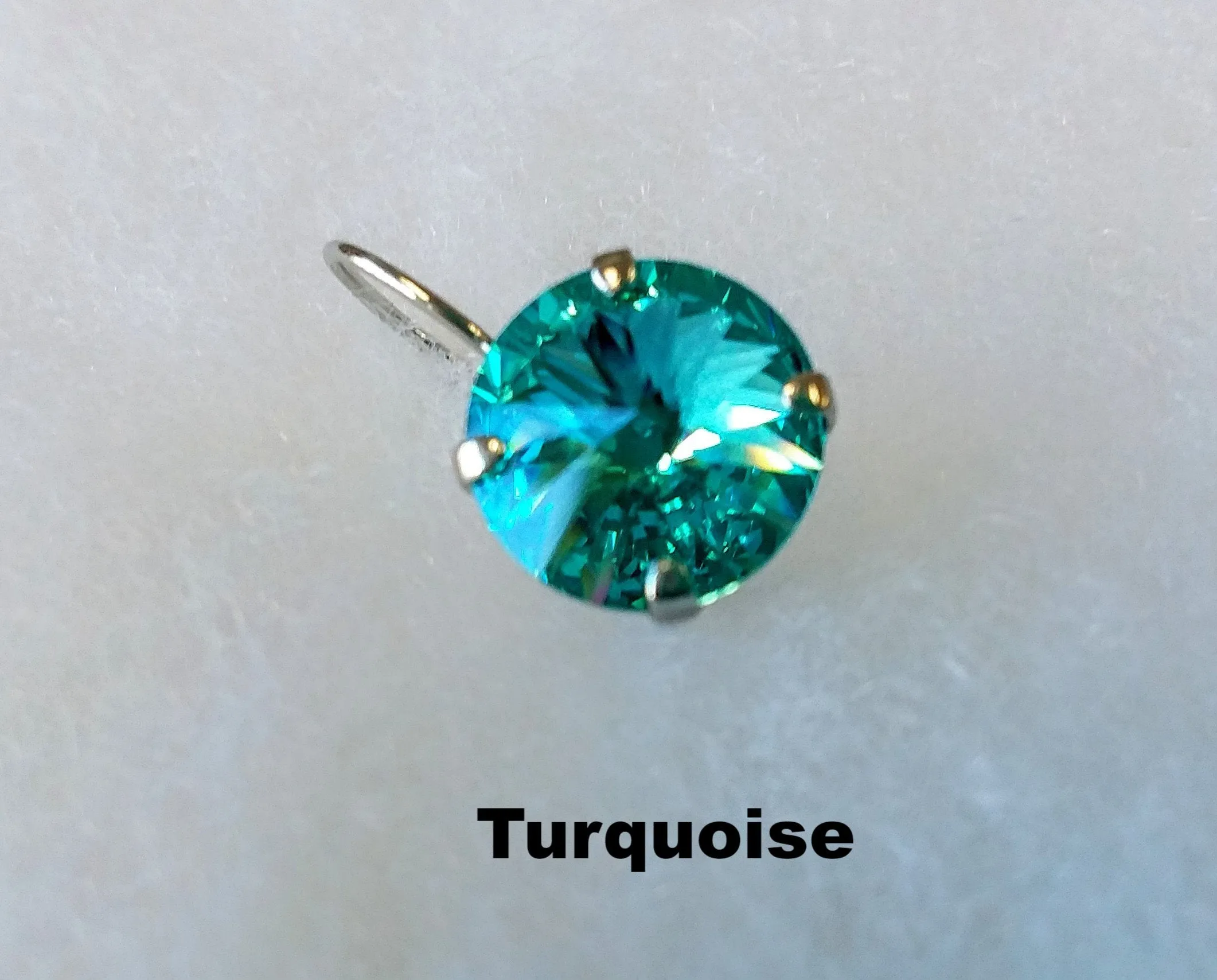 Swarovski Crystal Rivoli Prong Setting Leverbacks