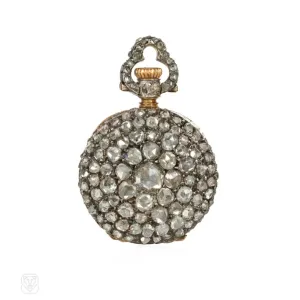 Swiss, Agassiz antique diamond watch pendant