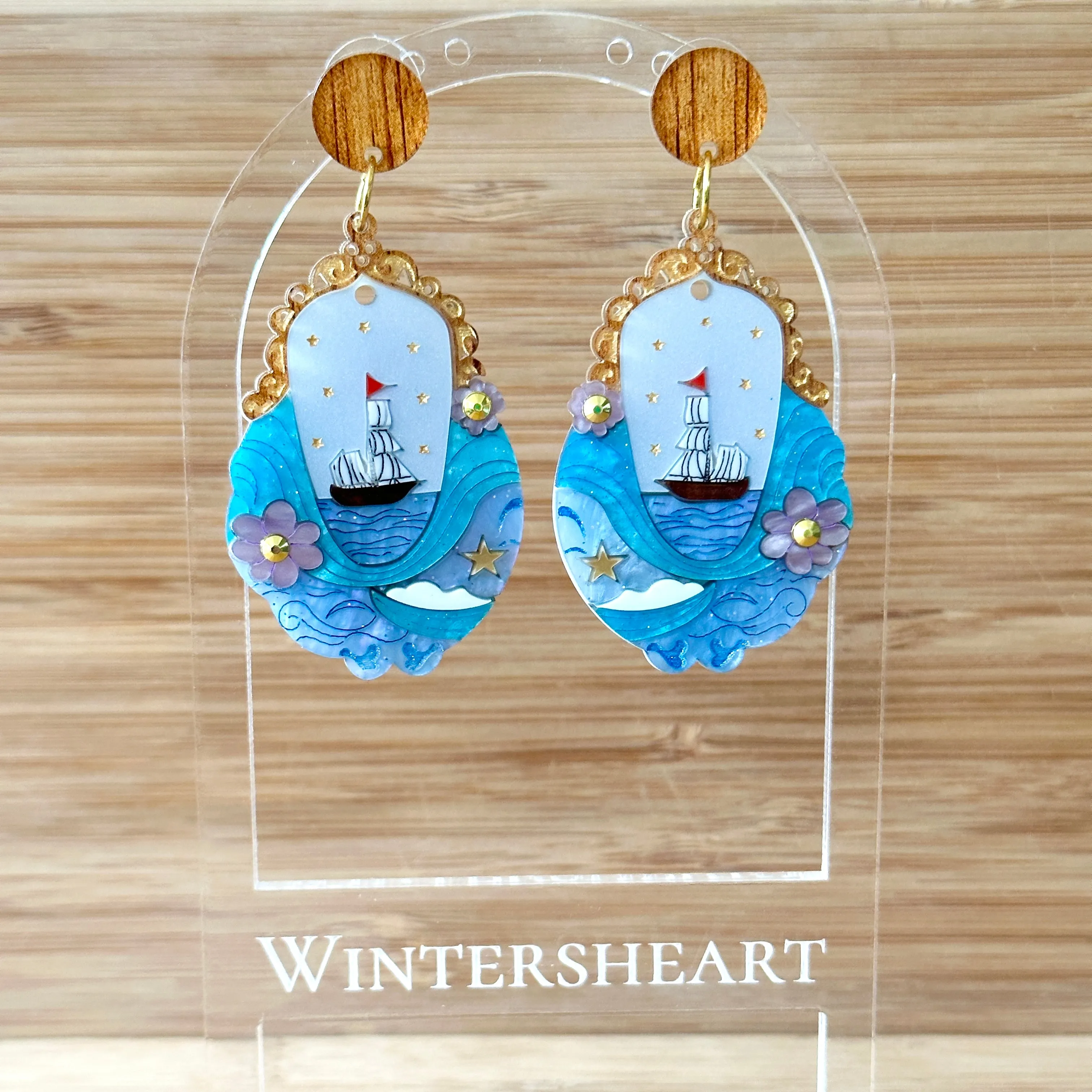 Tall ship 🌊 - earrings No