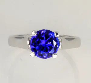 Tanzanite Ring 1.81 Carat BVV Color