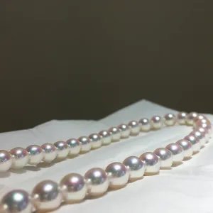 TEN-NYO | 天女 | 7.0-7.5 mm Japanese Akoya White Pearl Necklace - PSL Certificate