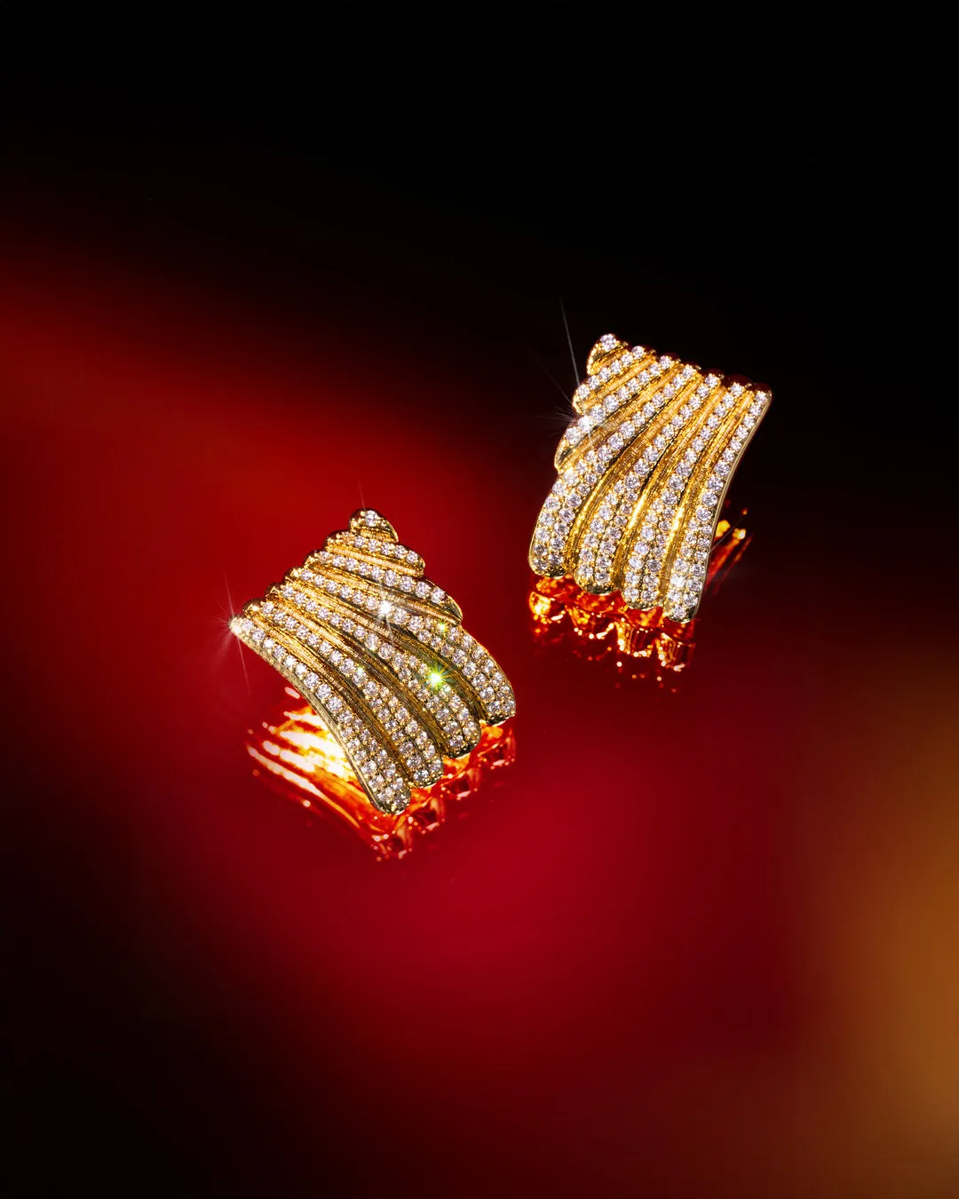 The Harper earrings - gold plated