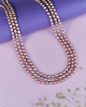 The Udagat -Blushing Rose Pearl Necklace