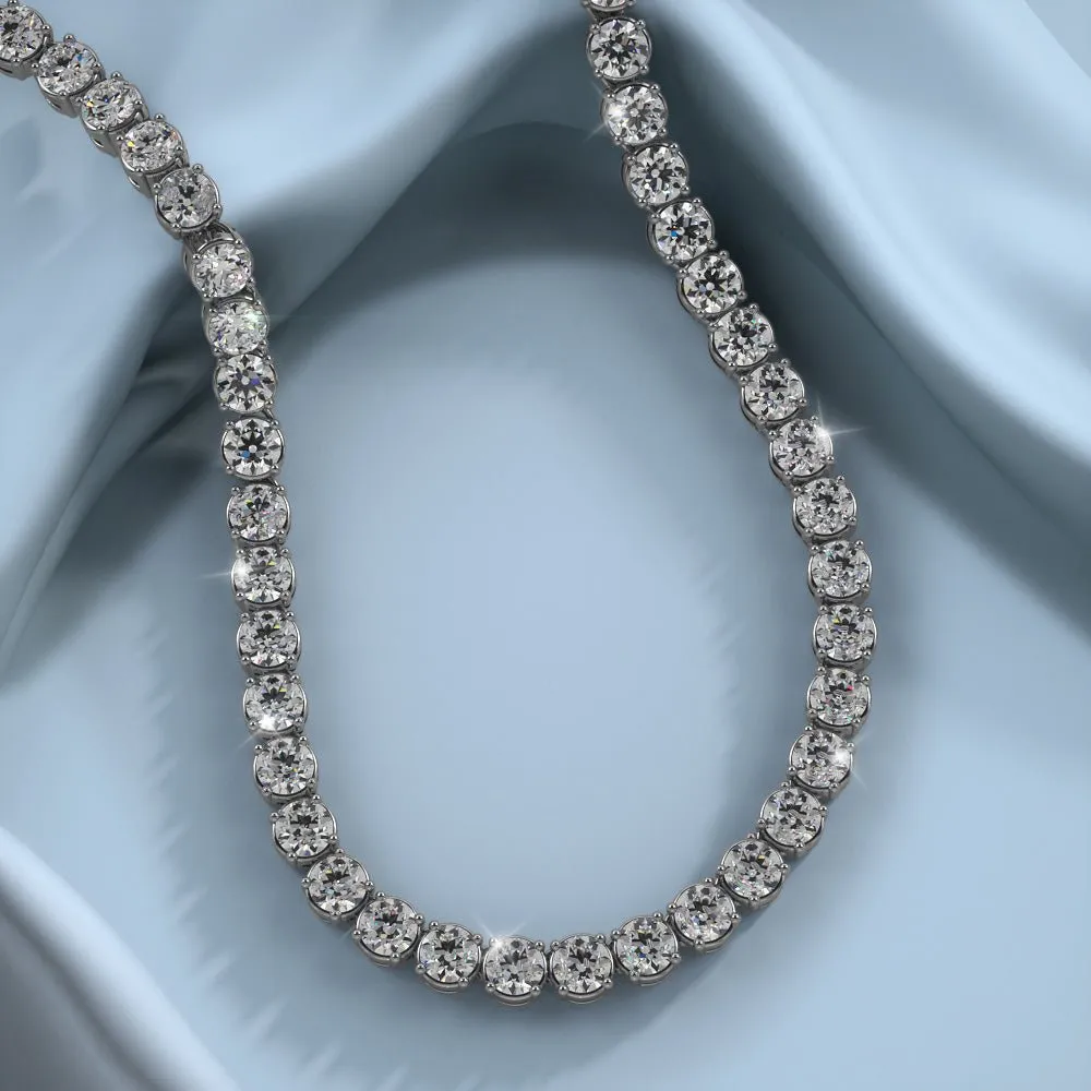 Timeless Dreams Riviera Diamond Necklace with 10.96 ct.(finished) 2.7mm