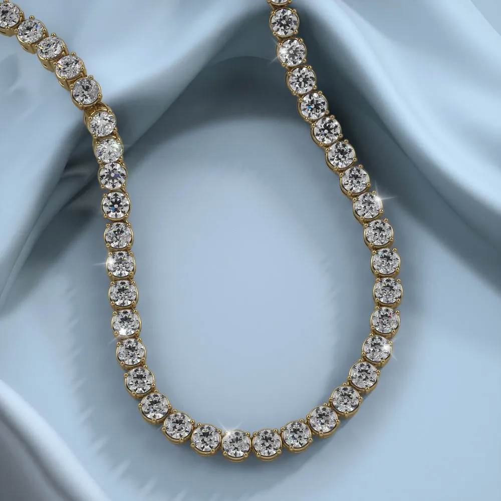 Timeless Dreams Riviera Diamond Necklace with 10.96 ct.(finished) 2.7mm