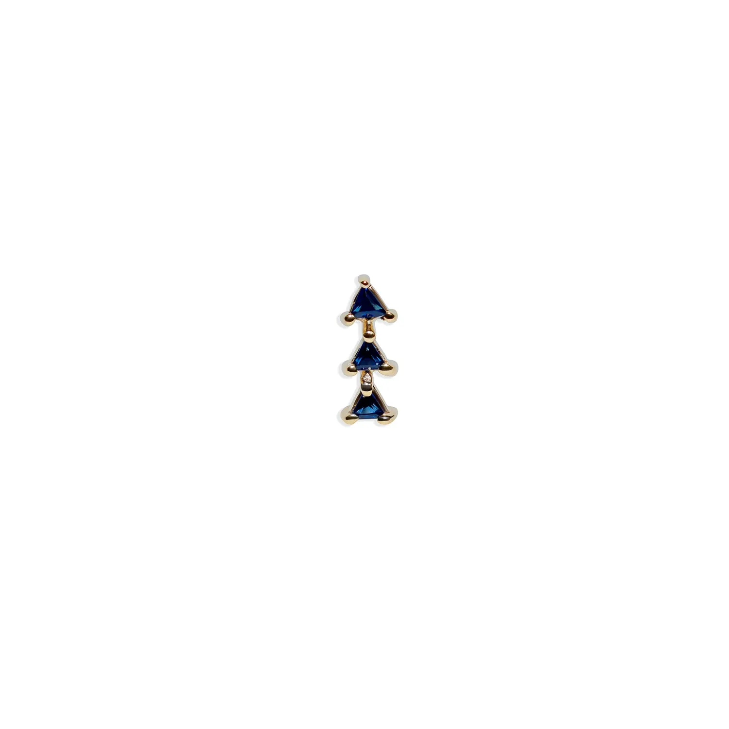 Tiny Trio Stud Earring