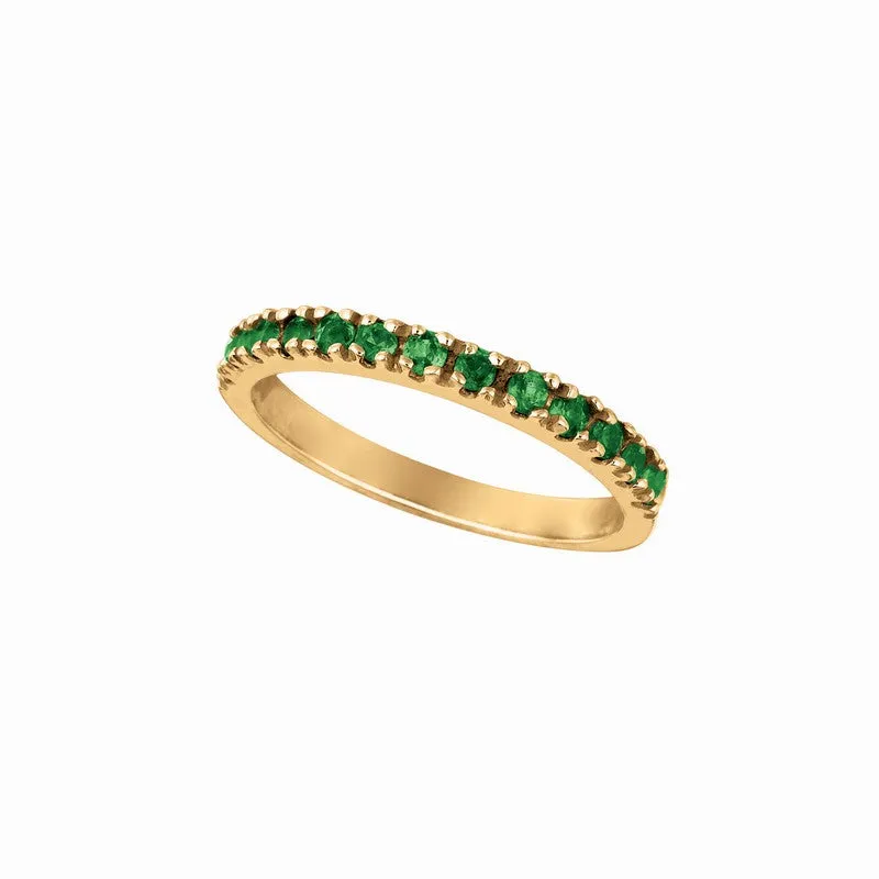 TSAVORITE STACKABLE RING 14K GOLD (0.38 CTW)