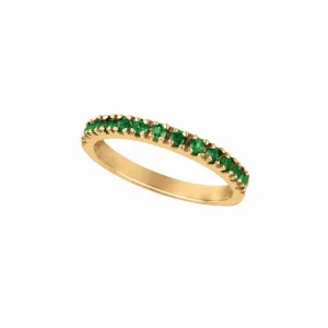 TSAVORITE STACKABLE RING 14K GOLD (0.38 CTW)