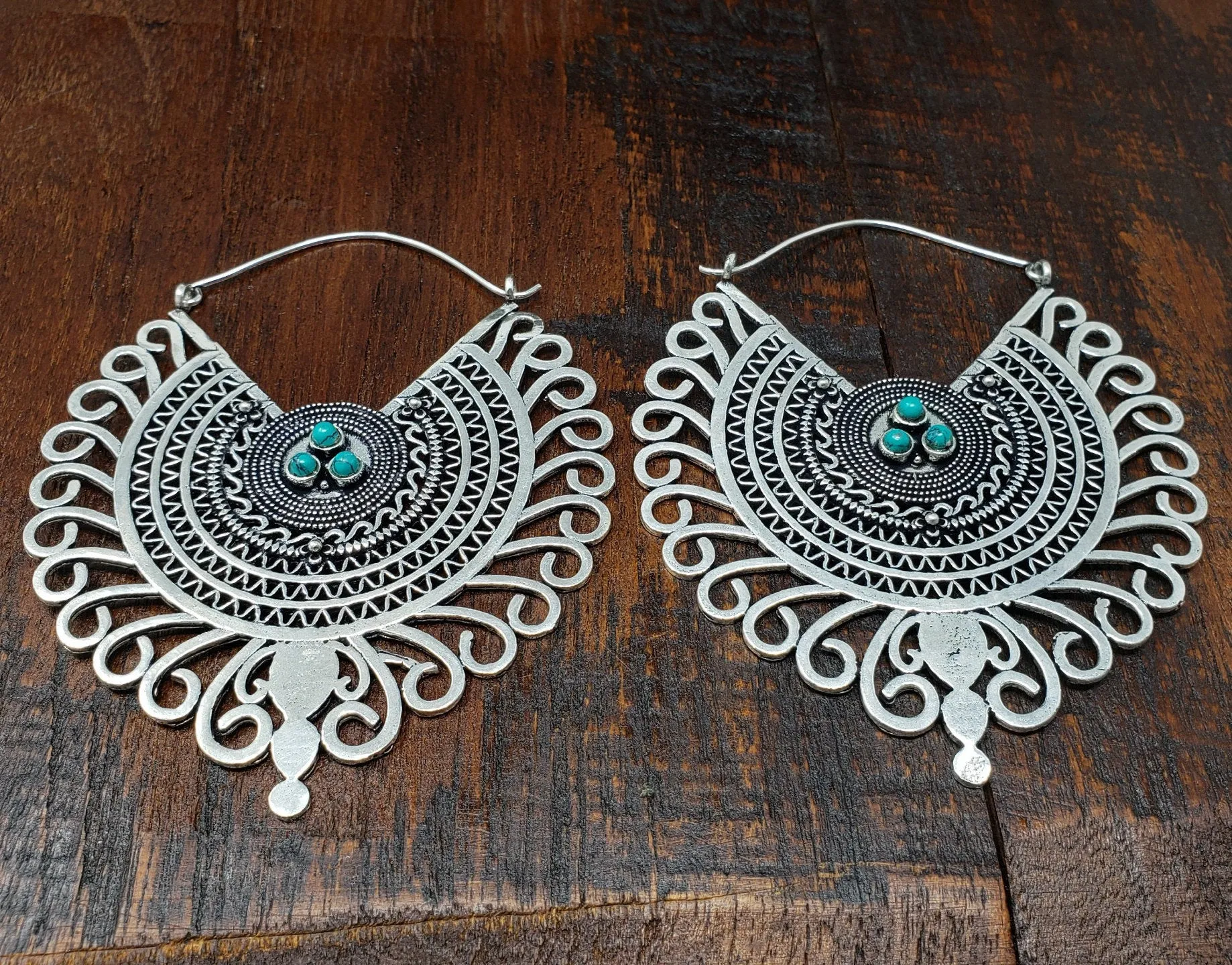 Turquoise Empress Earrings