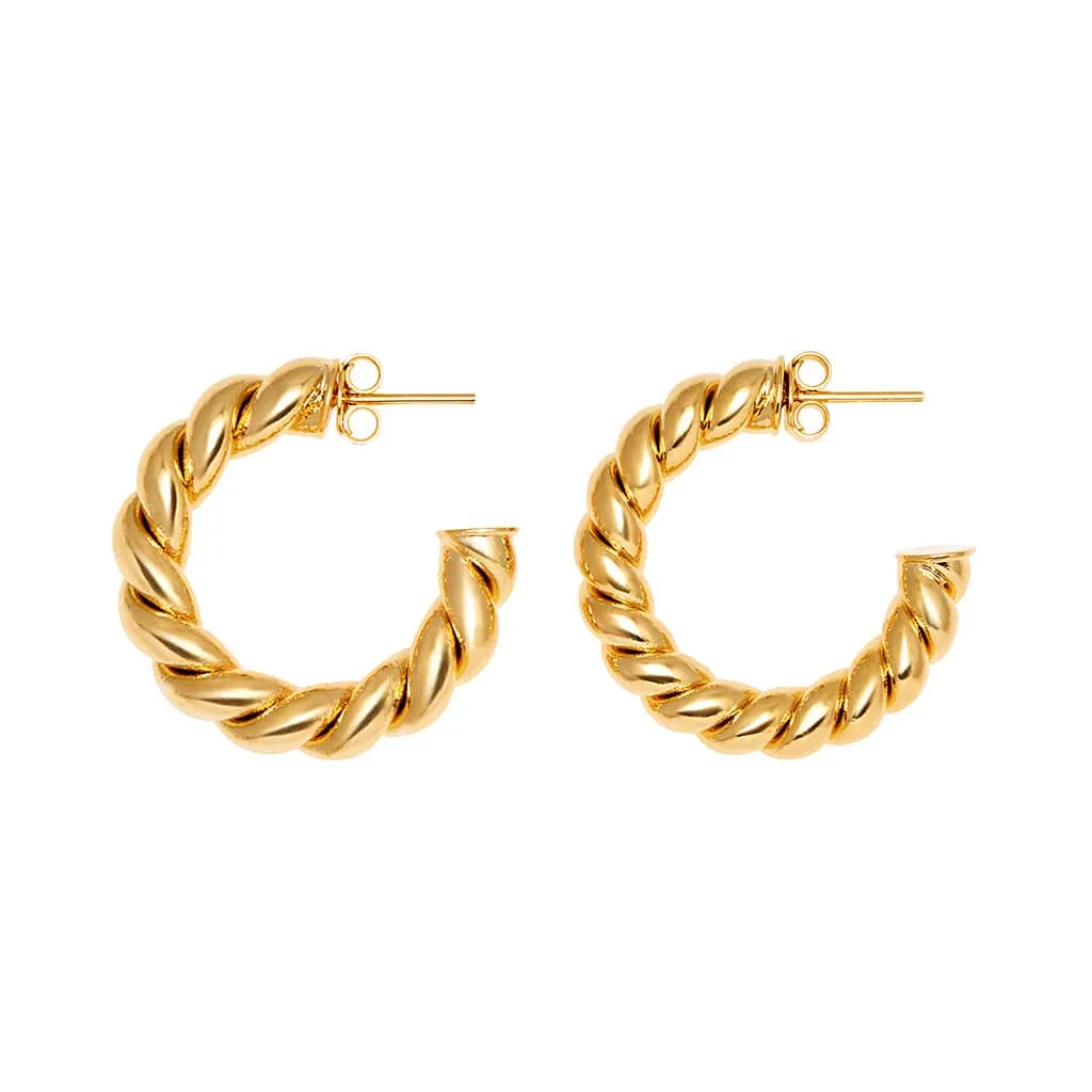 Twisted Sister Hoops (Large)