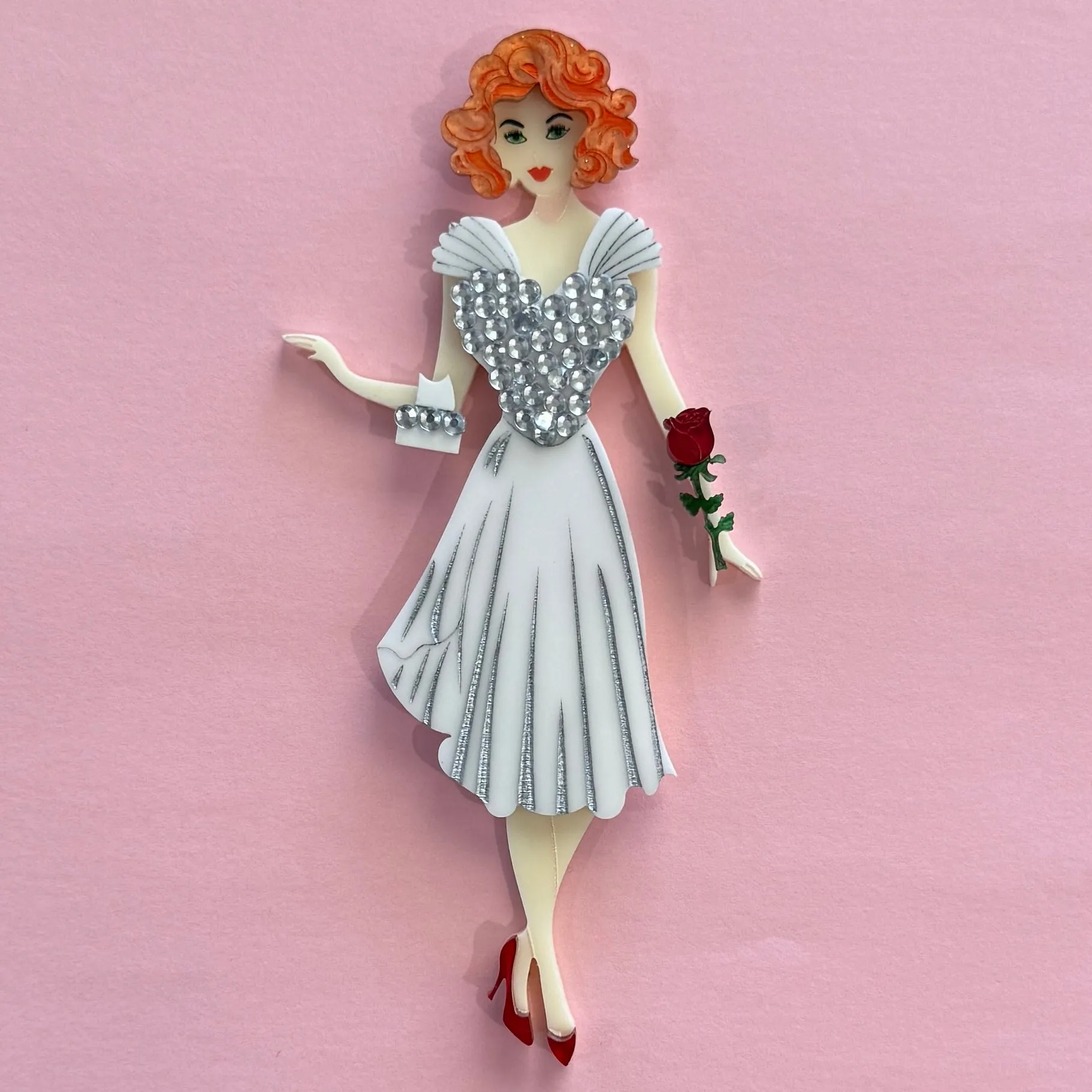 Valentines 💌 hair red - Gloria doll clothes