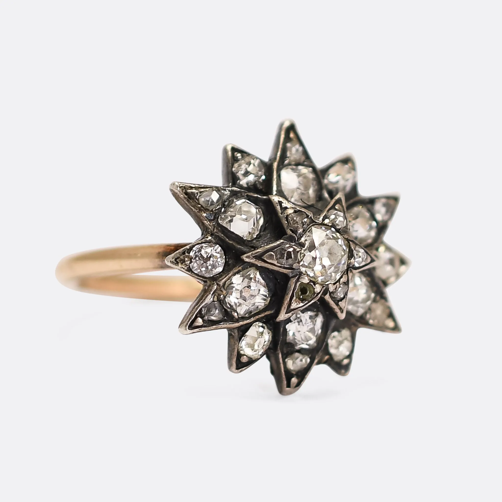 Victorian Diamond Star Ring