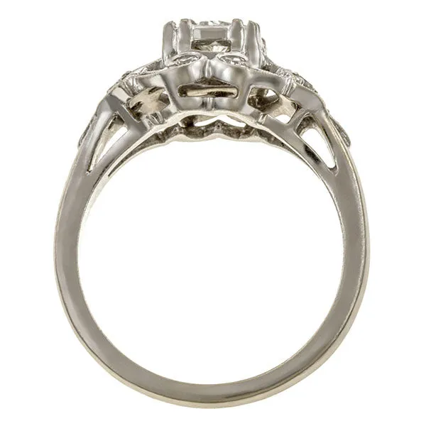 Vintage Diamond Ring, RBC 0.20ct.