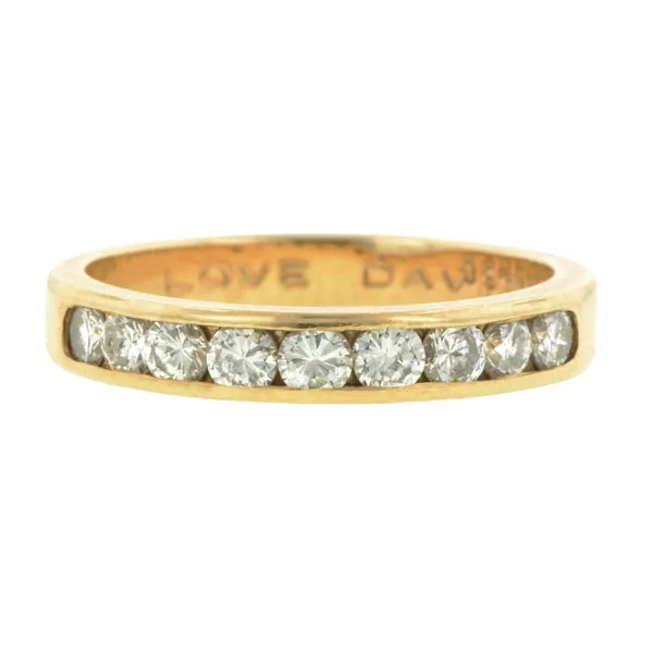 Vintage Diamond Wedding Band