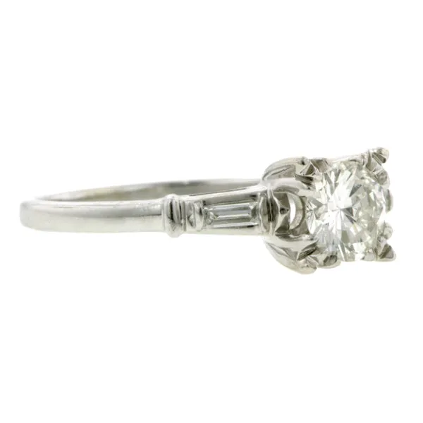 Vintage Engagement Ring, RBC 0.60ct