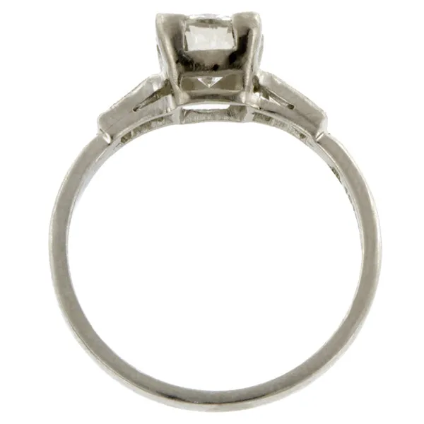 Vintage Engagement Ring, RBC 0.96ct