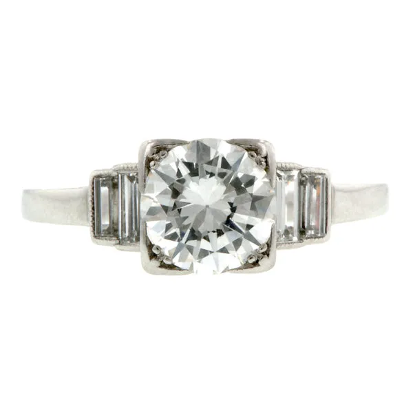 Vintage Engagement Ring, TRB 1.05ct