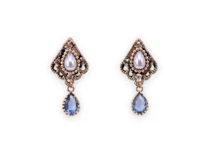 Vintage lure pearl and crystal drops