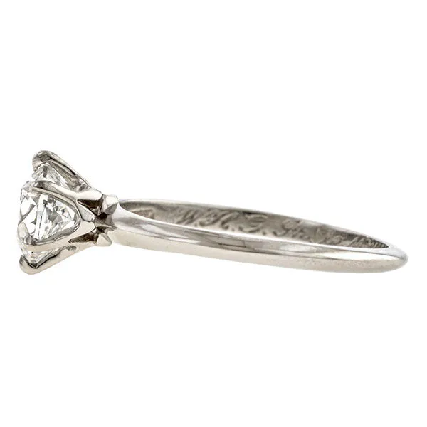 Vintage Tiffany & Co. Solitaire Engagement Ring, 1.10ct.