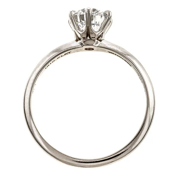 Vintage Tiffany & Co. Solitaire Engagement Ring, 1.10ct.