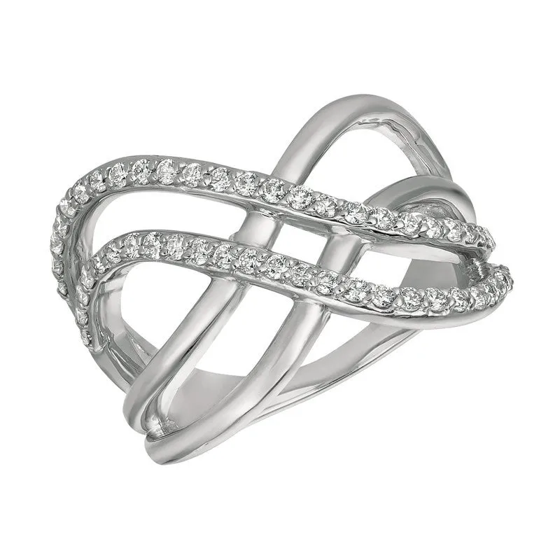 WAVELENGTH DIAMOND RING 14K GOLD (0.5 CTW)