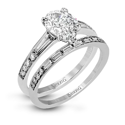 Wedding Set in 18k Gold with Diamonds