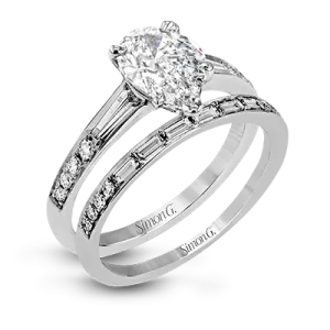 Wedding Set in 18k Gold with Diamonds