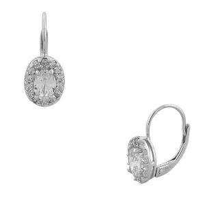 White Crystal Dangles