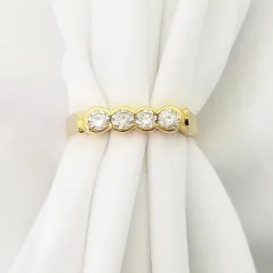 Yellow Gold Diamond Eternity Ring