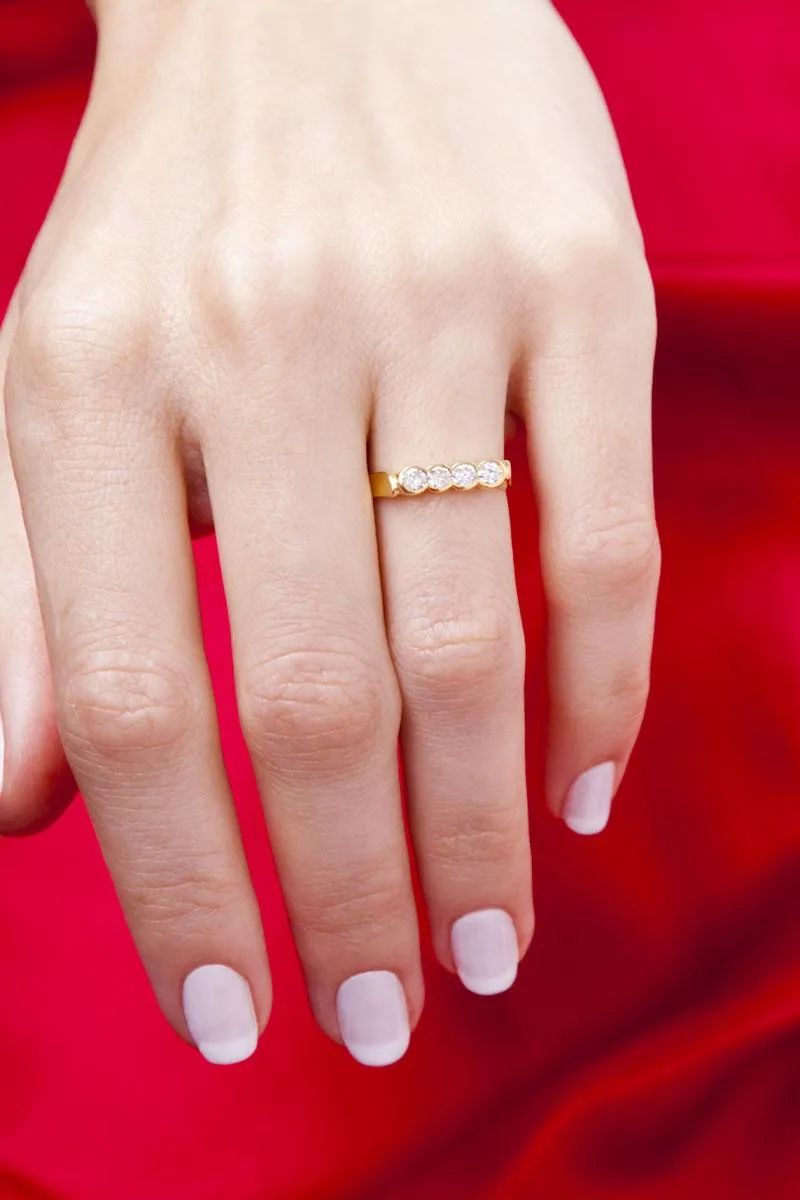Yellow Gold Diamond Eternity Ring